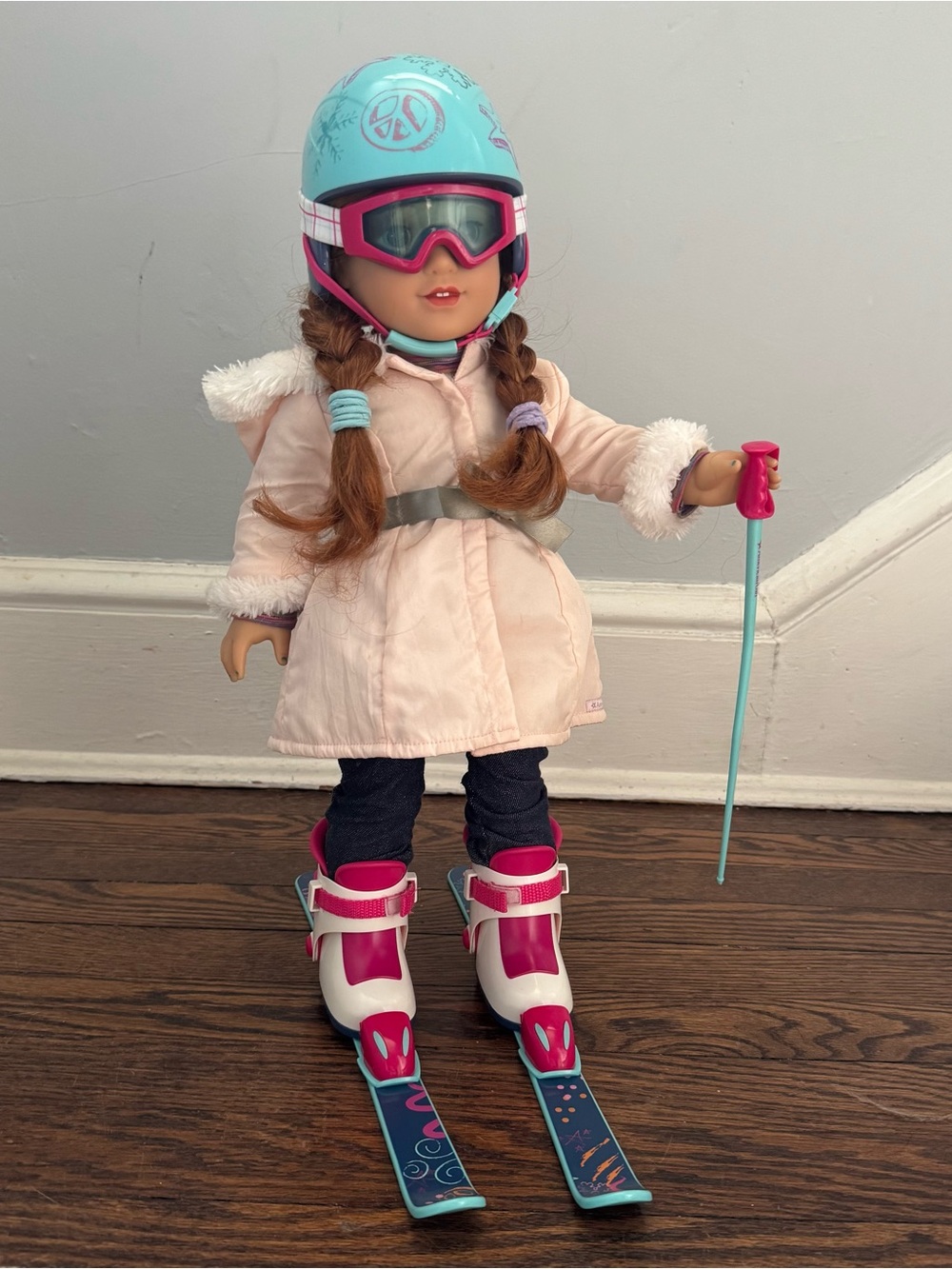 American Girl Ski Set and Outfits